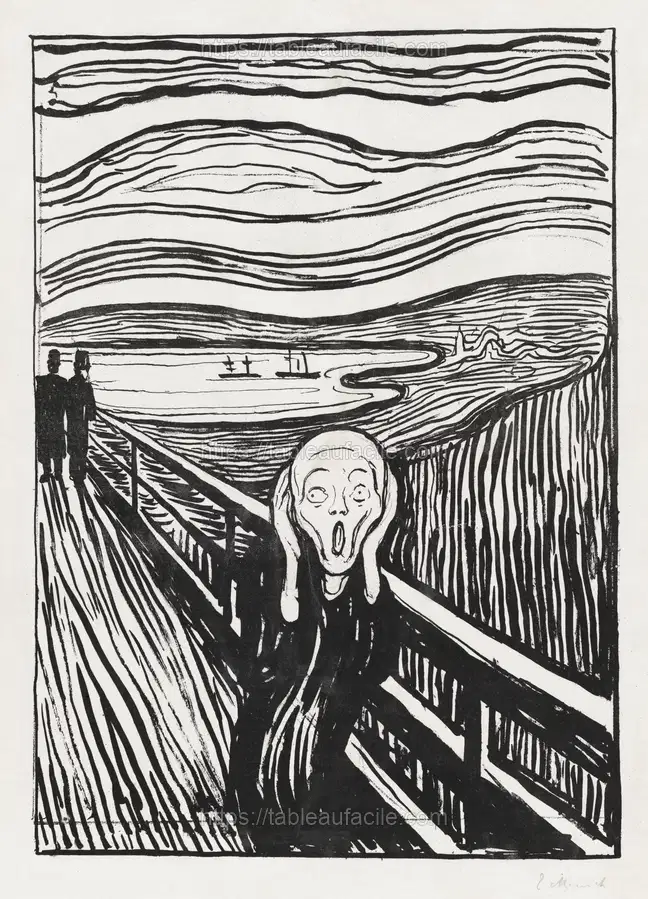 The Scream (1895) by Edvard Munch apercu