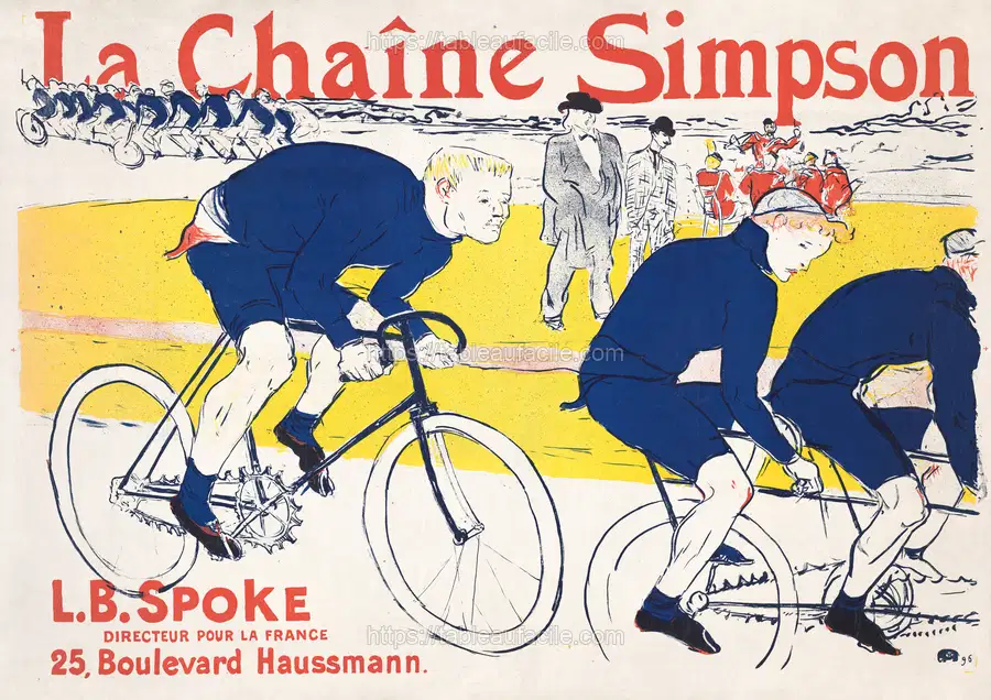 The Simpson Channel (1896), vintage illustration by Henri de Toulouse-Lautrec apercu