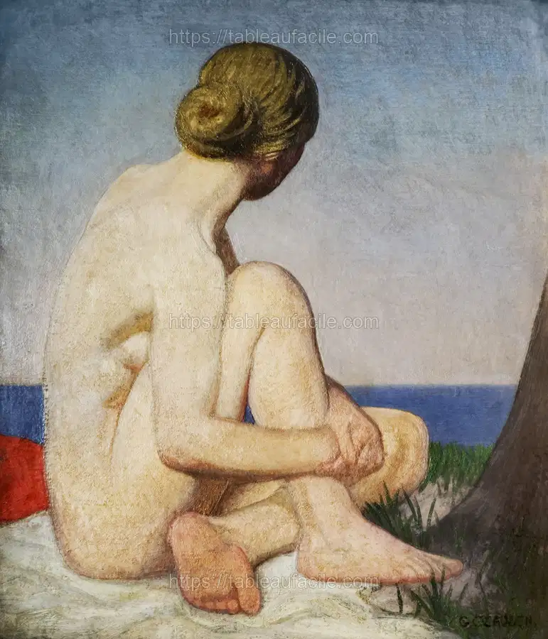 The Watcher (1927-1928) by Sir George Clausen apercu