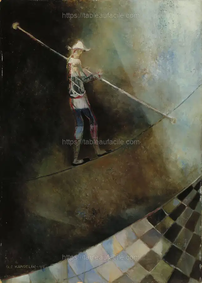 The rope-dancer, 1944, Ole Kandelin apercu