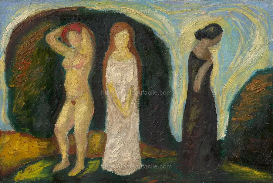 The three stages of a woman_s life by Mikuláš Galanda apercu