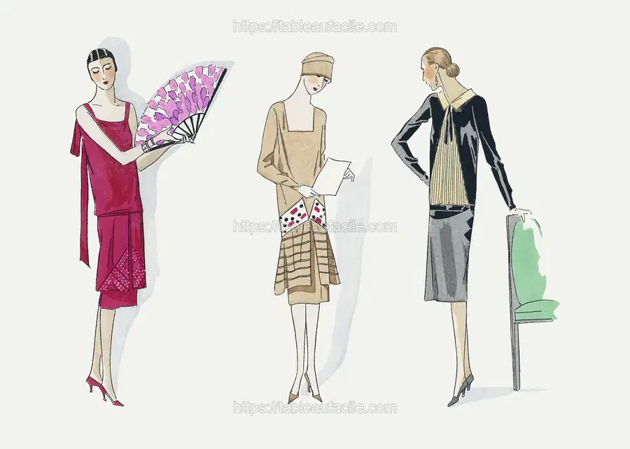 Three dresses (1926) Bernard, Anna and Martial et Armand apercu