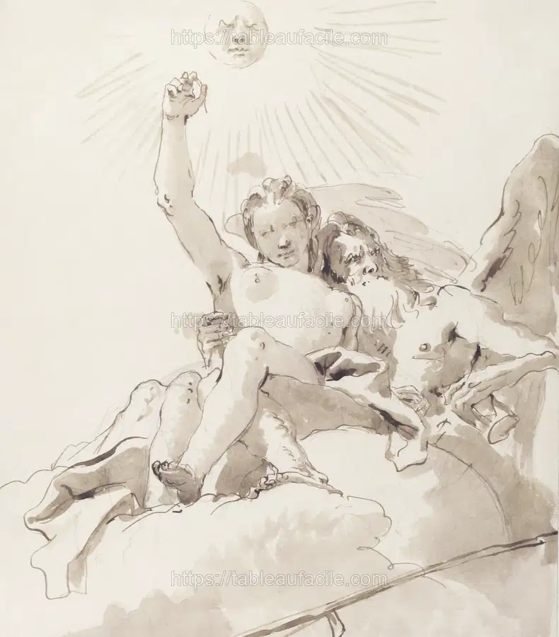 Time and Truth by Giovanni Battista Tiepolo. apercu