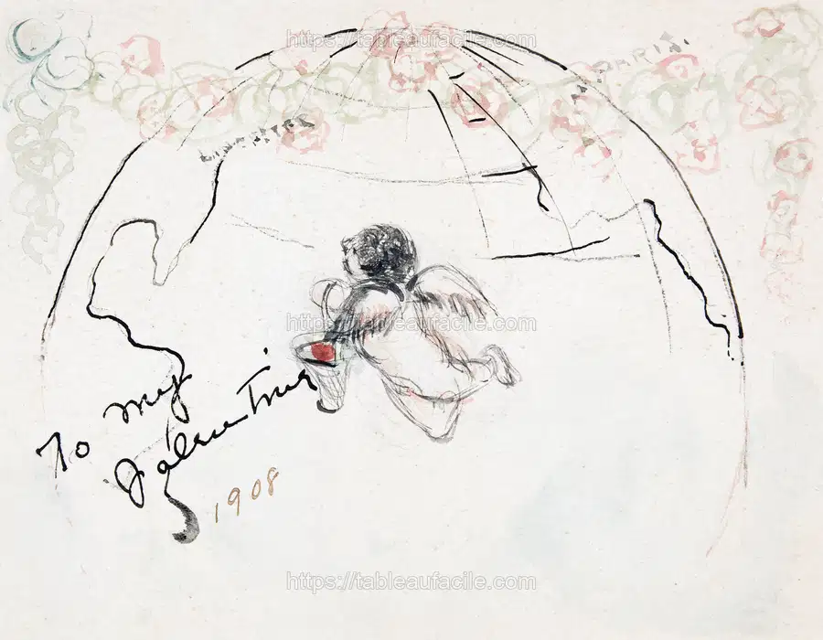 To My Valentine (1908) by Charles Demuth. apercu