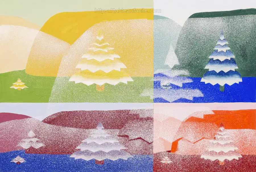Trees (from series, the Mathematical Basis of the Arts), (ca. 1934)  Joseph Schillinger apercu