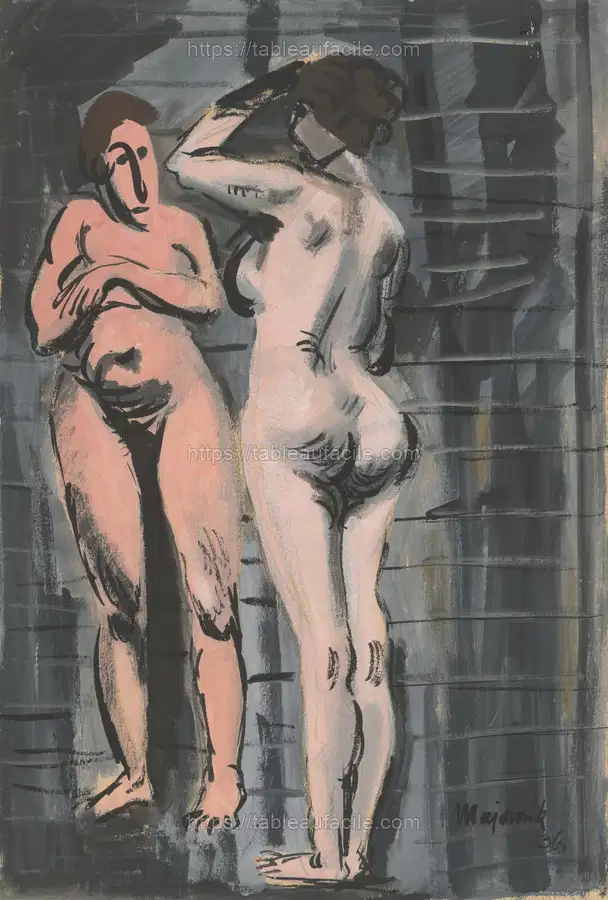 Two female nudes by Cyprián Majerník apercu