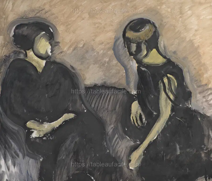 Two ladies by Harald Giersing apercu