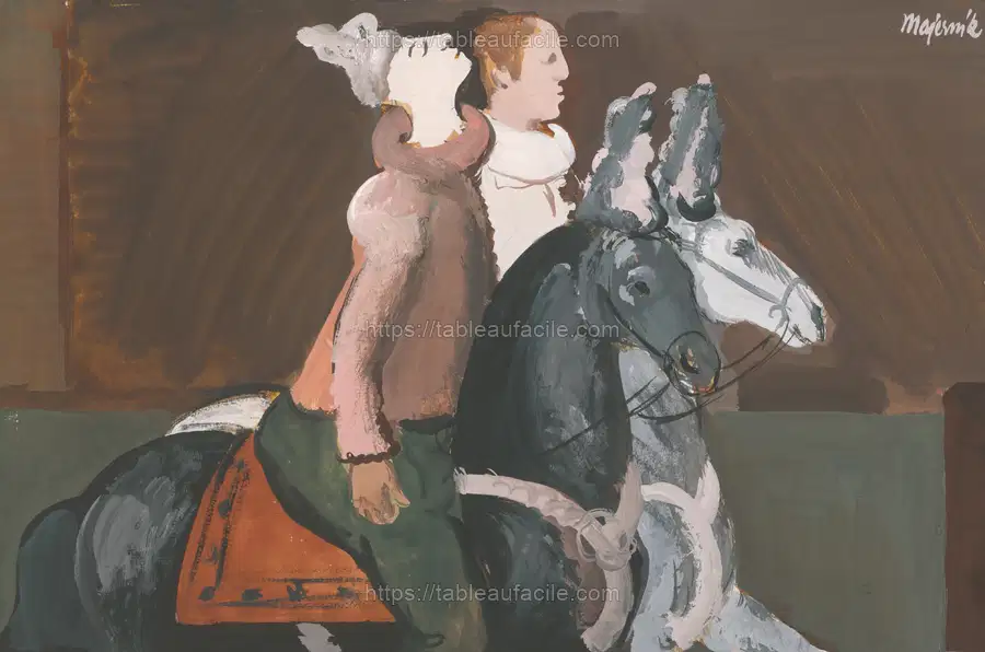 Two riders by Cyprián Majerník apercu