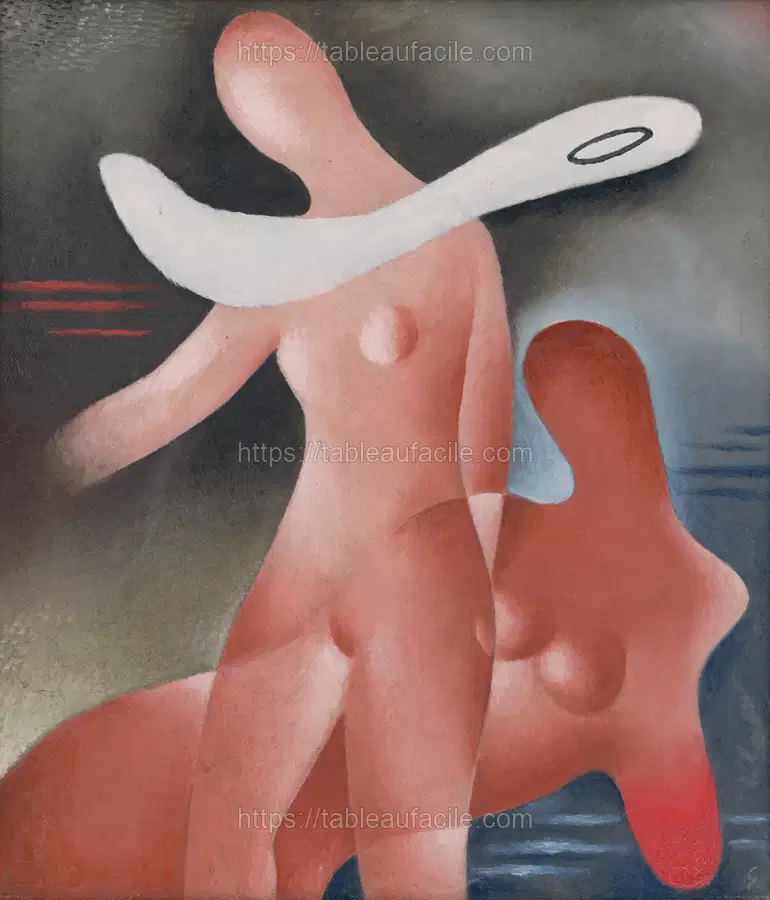 Two women by Mikuláš Galanda apercu