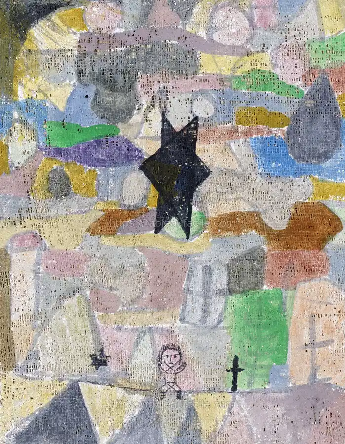 Under a black star (1918) Paul Klee apercu
