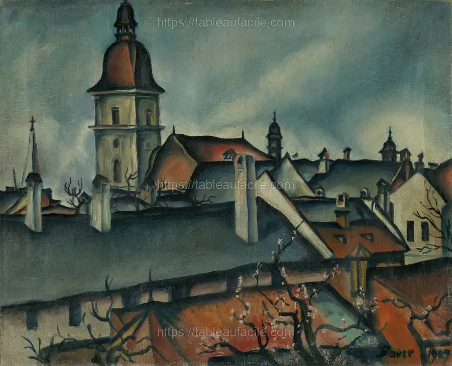 View of košice by Konštantín Bauer apercu