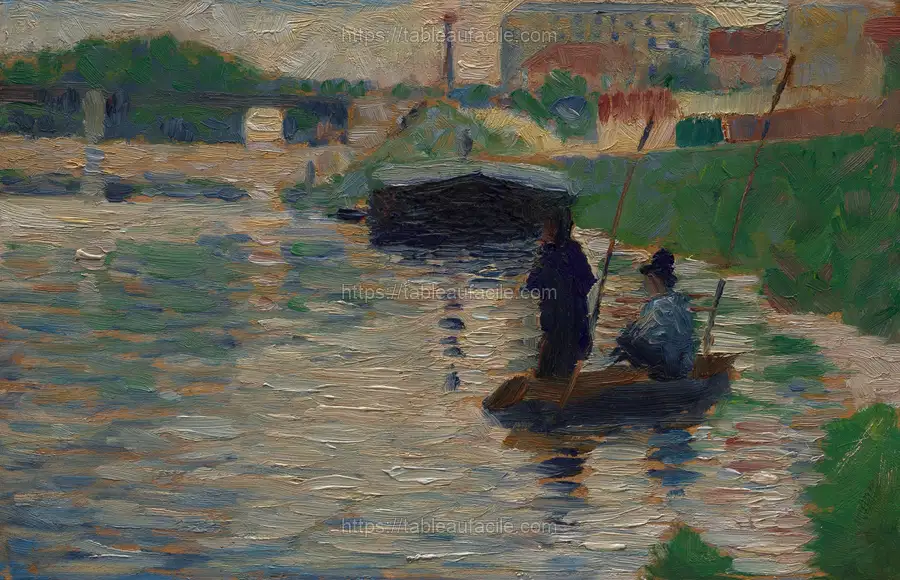 View of the Seine by Georges Seurat apercu
