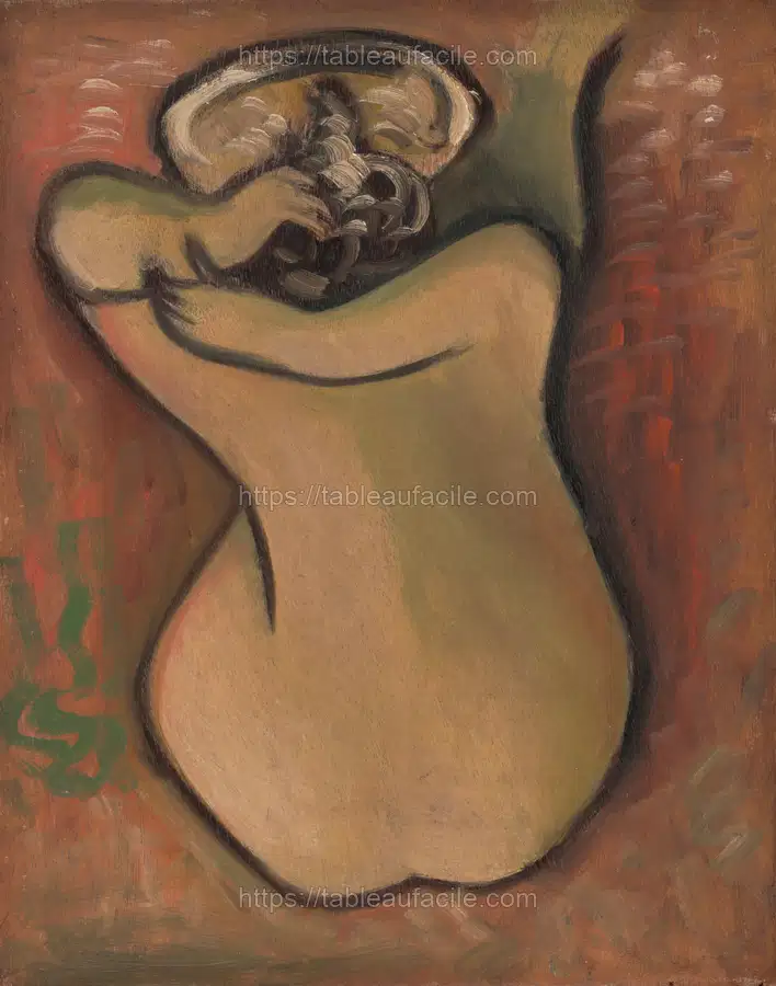 Woman washing herself by Mikuláš Galanda apercu