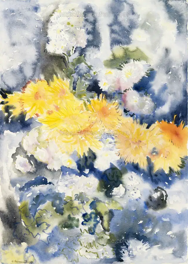 Yellow and Blue (1915) Charles Demuth apercu