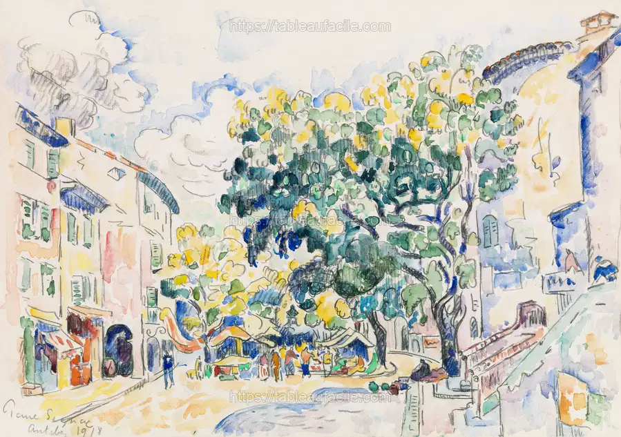 Antibes (ca. 1918) Paul Signac apercu