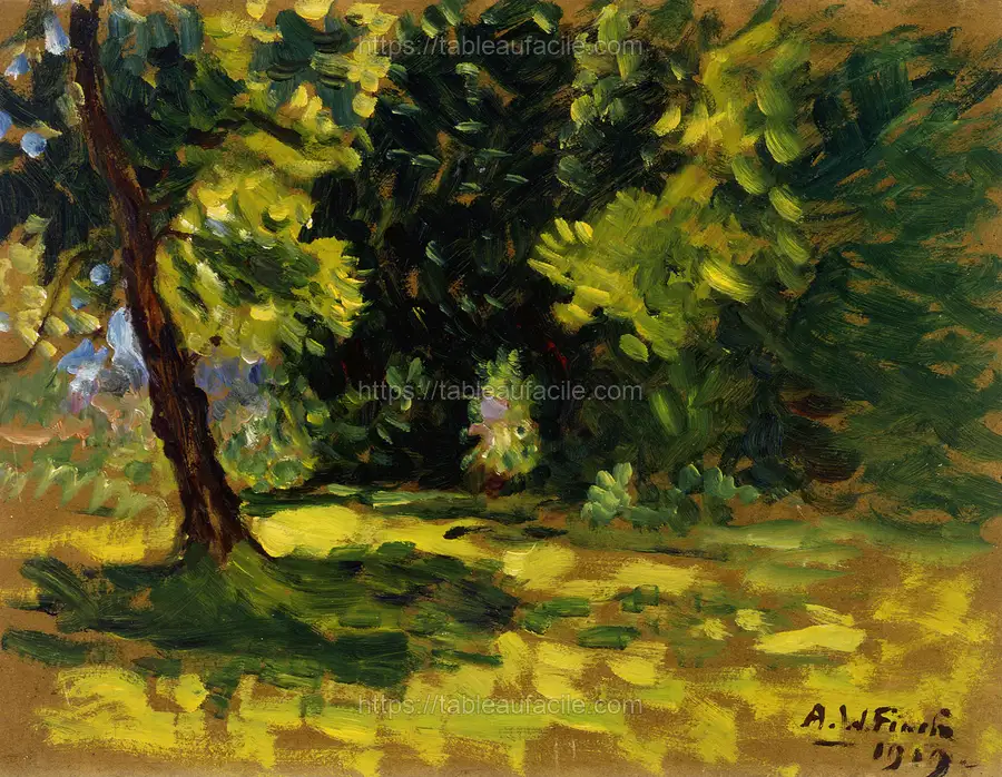 Bushes, 1919, by Alfred William Finch apercu