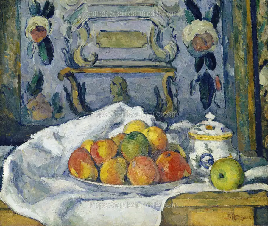 Dish of Apples (ca. 1876–1877) by Paul Cézanne apercu