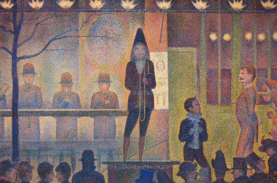 Georges Seurat_s Circus Sideshow apercu