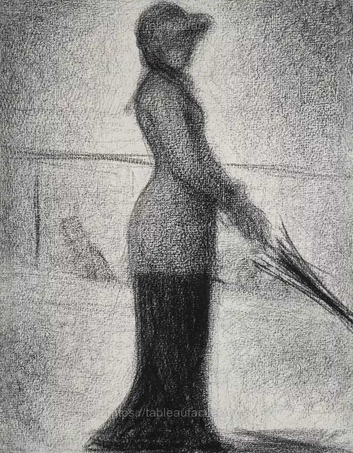 Georges Seurat_s Woman with parasol apercu