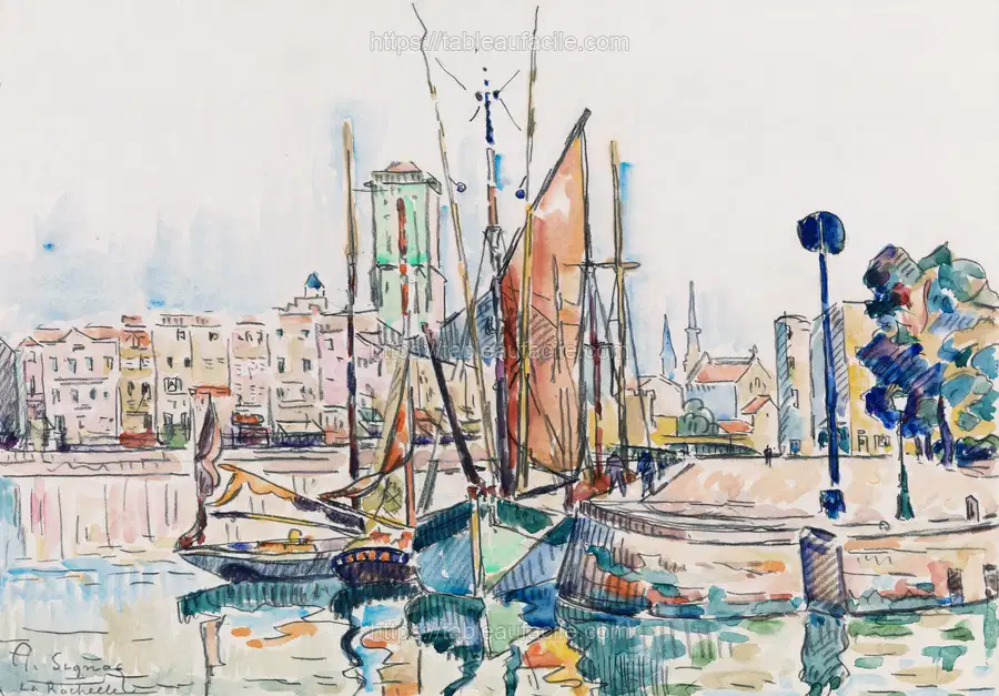 La Rochelle (1911) Paul Signac apercu