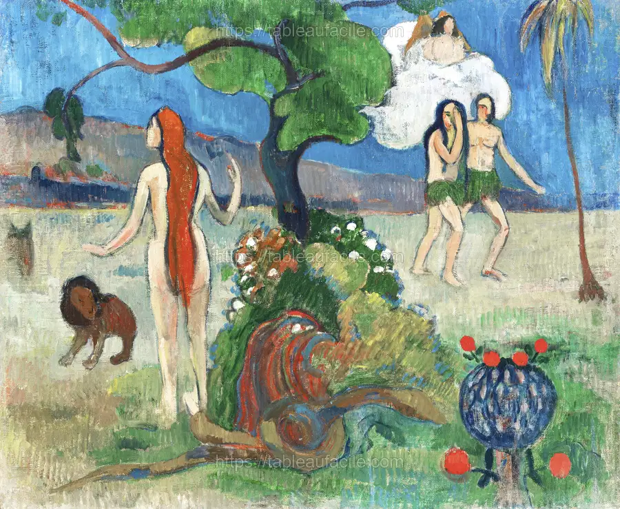 Paradise Lost () (1890) by Paul Gauguin apercu