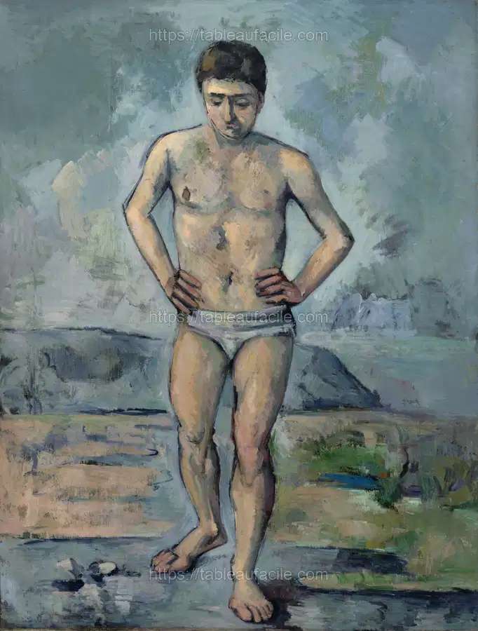 Paul Cézanne_s The Bather (1885) famous painting apercu