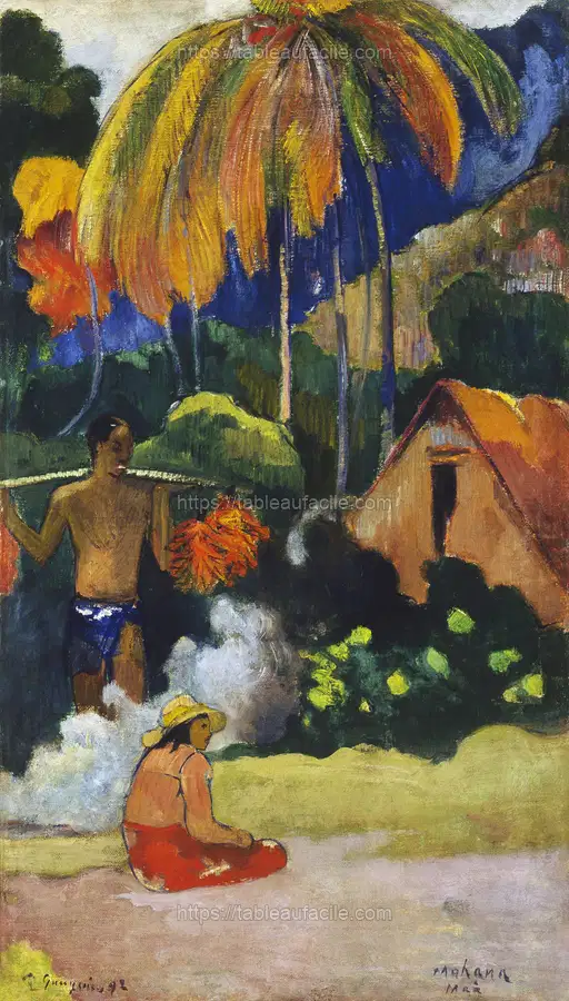 Paul Gauguin_s Landscape in Tahiti (1892) apercu