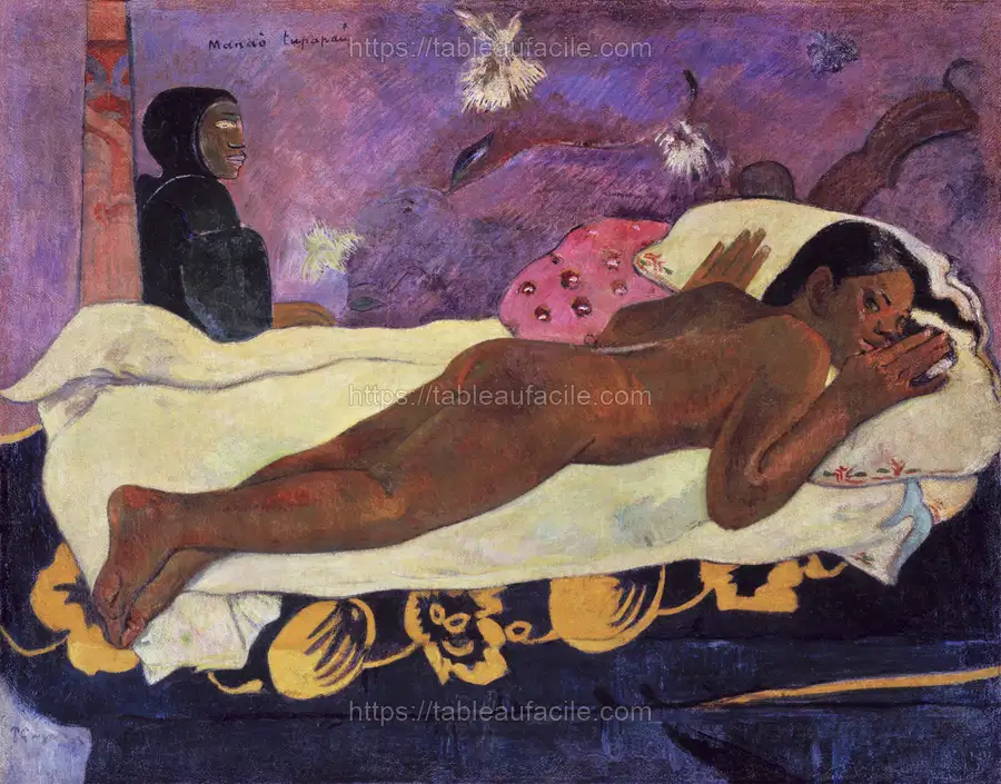 Paul Gauguin_s Spirit of the Dead Watching (1892) famous painting apercu