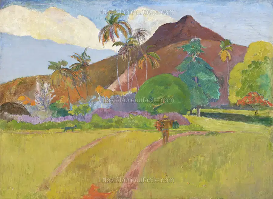 Paul Gauguin_s Tahitian Landscape (1891) apercu