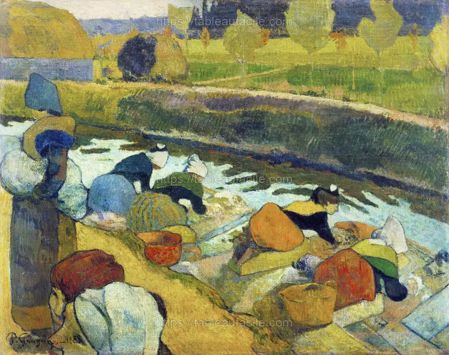 Paul Gauguin_s Washerwomen (1888) apercu