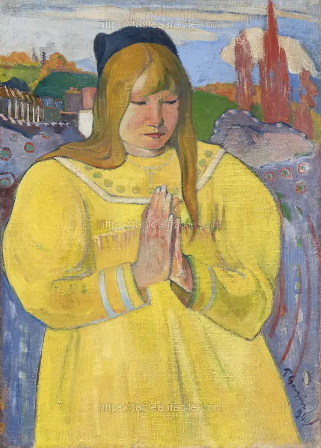 Paul Gauguin_s Young Christian Girl (1894) famous painting apercu
