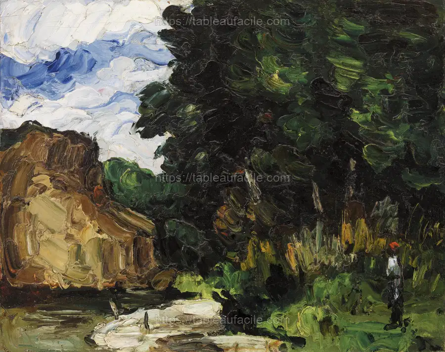 River Bend (Coin de rivière) (ca. 1865) by Paul Cézanne apercu