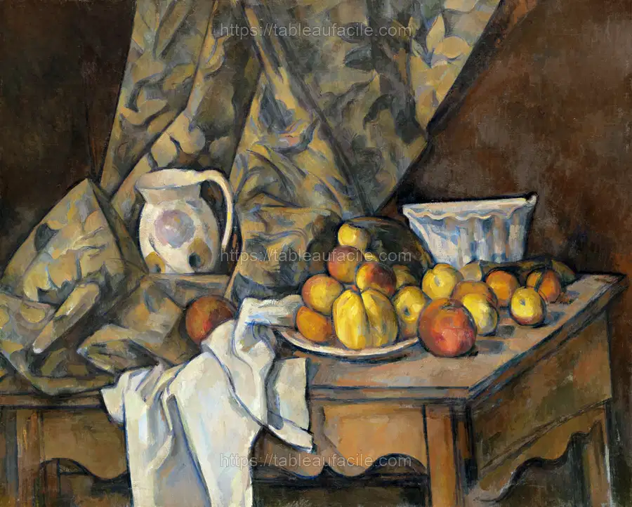 Still Life with Apples and Peaches (ca. 1905) by Paul Cézanne apercu