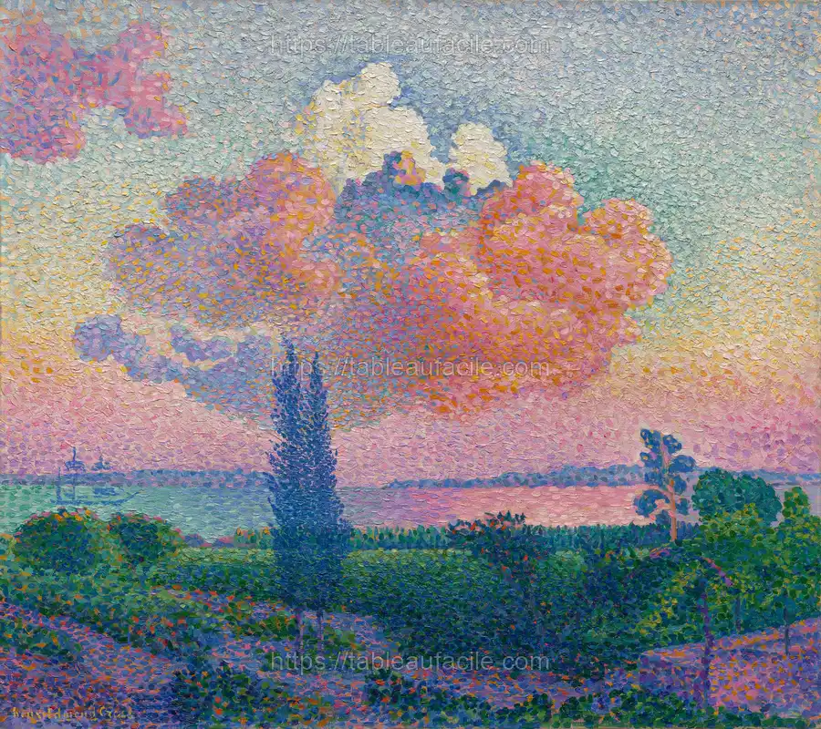 The Pink Cloud (ca. 1896) Henri-Edmond Cross apercu