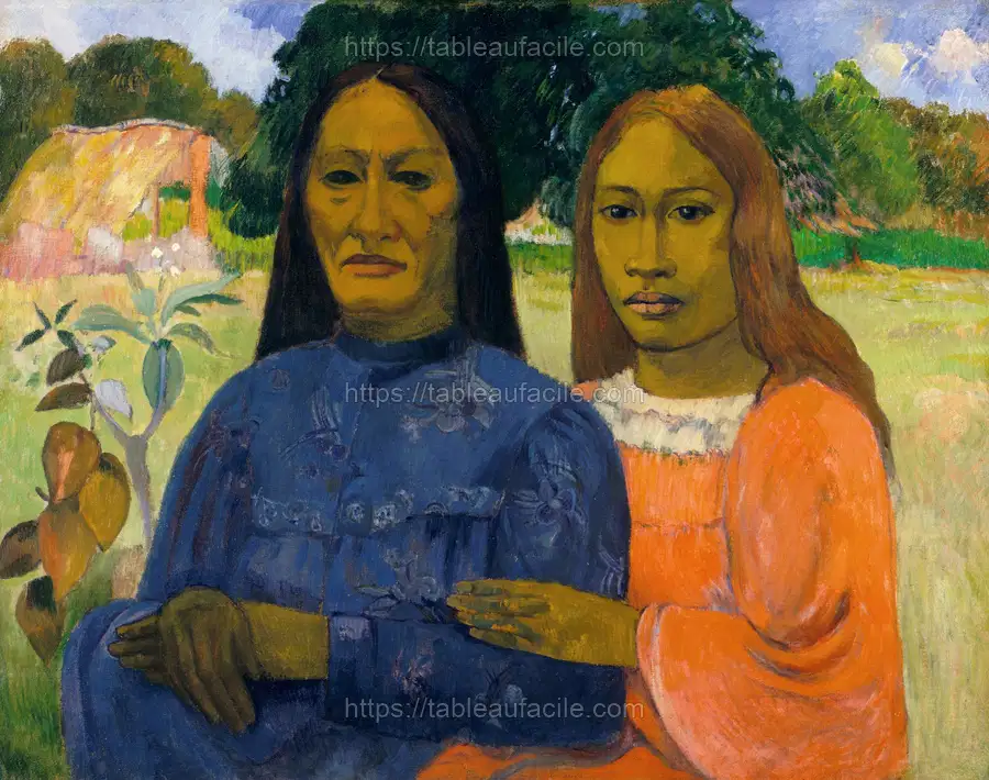 Two Women (ca. 1901–1902) by Paul Gauguin apercu