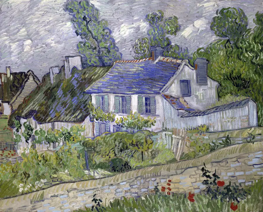 Vincent van Gogh_s Houses at Auvers (1890) apercu