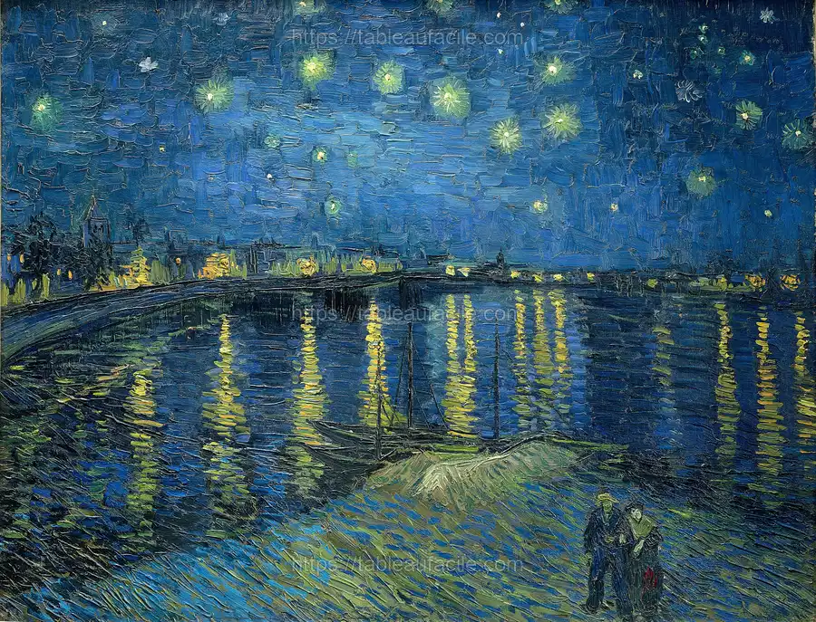 Vincent van Gogh_s Starry Night Over the Rhône (1888) apercu