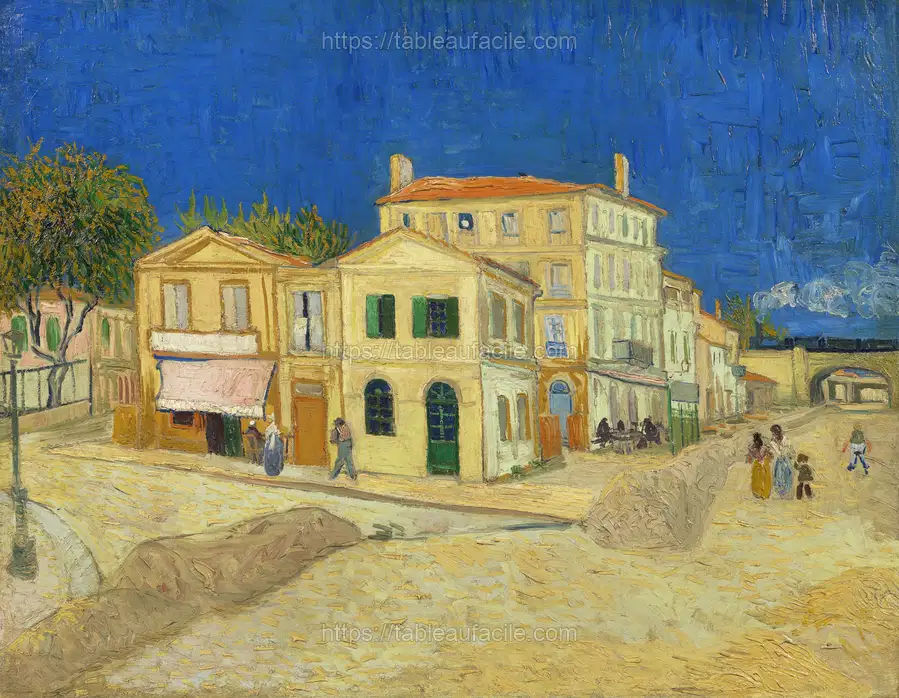 Vincent van Gogh_s The yellow house (1888) apercu