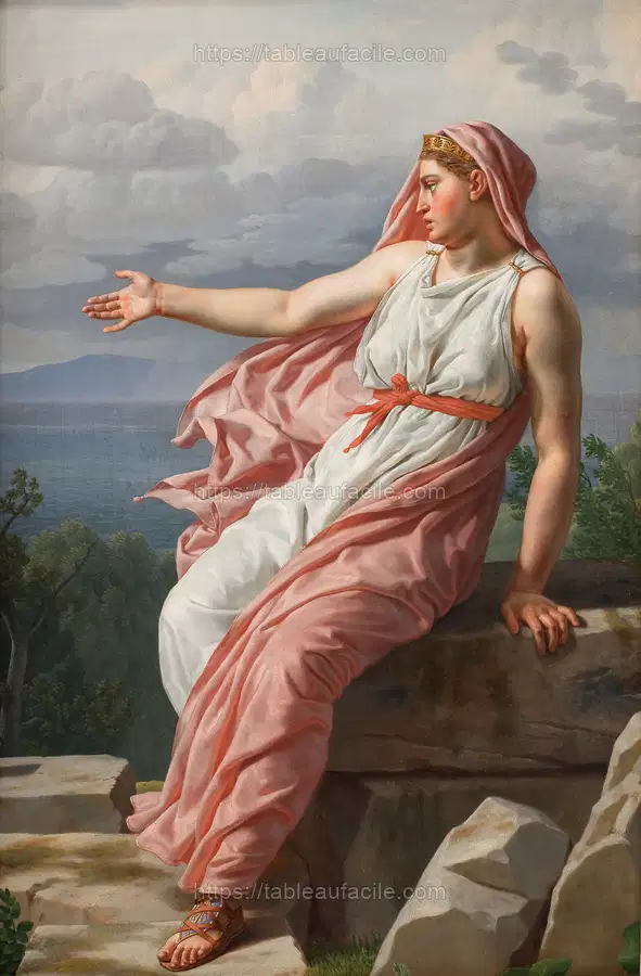 Alcyone_s Farewell to her Husband. by C.W. Eckersberg apercu