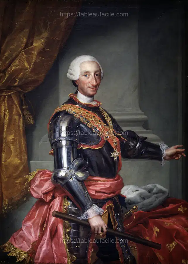 Español Retrato del rey Carlos III de España apercu