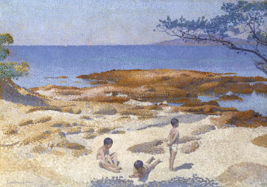 Beach at Cabasson (1891–1892) Henri-Edmond Cross apercu