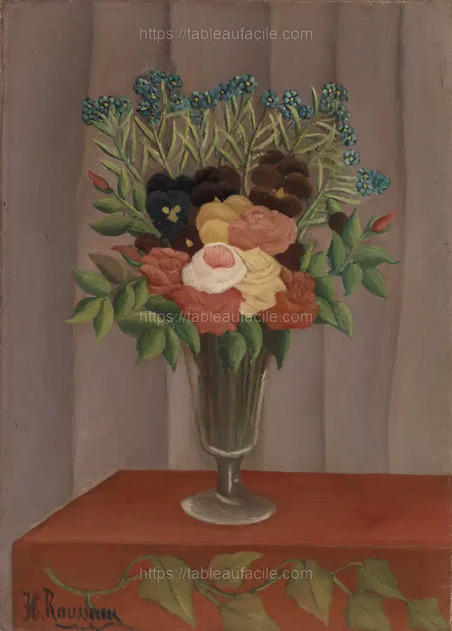 Bouquet of Flowers (Bouquet de fleurs) by Henri Rousseau apercu