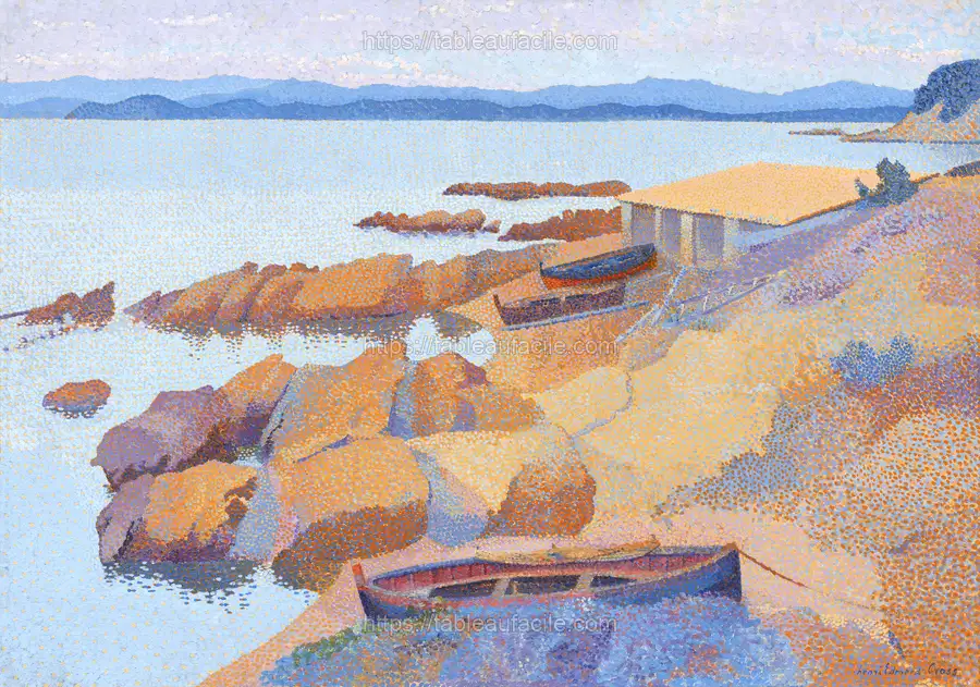 Calanque des Antibois (1891–1892) Henri-Edmond Cross apercu