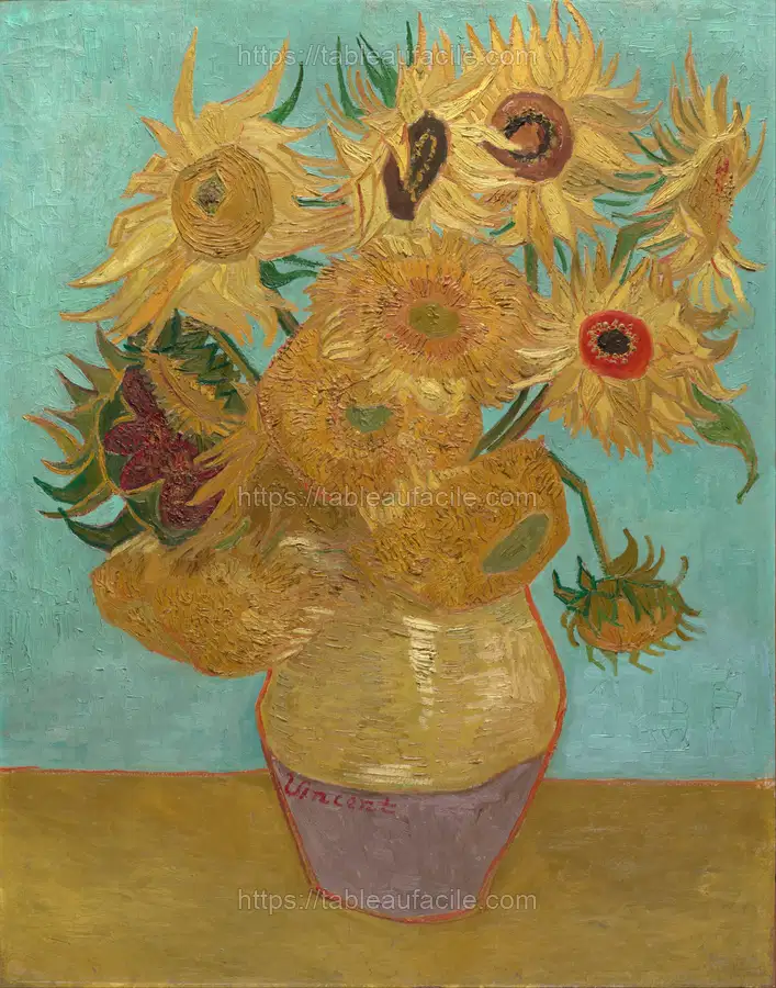 Vincent van Gogh_s Vase with Twelve Sunflowers apercu