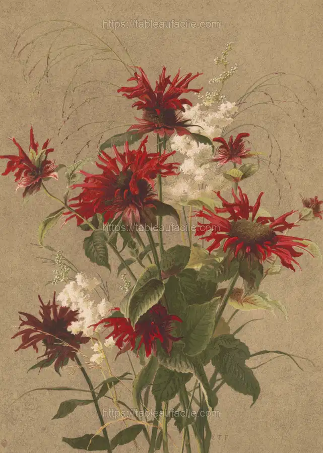 Balm and Spiraea (1886) by Fisher, Ellen T. apercu