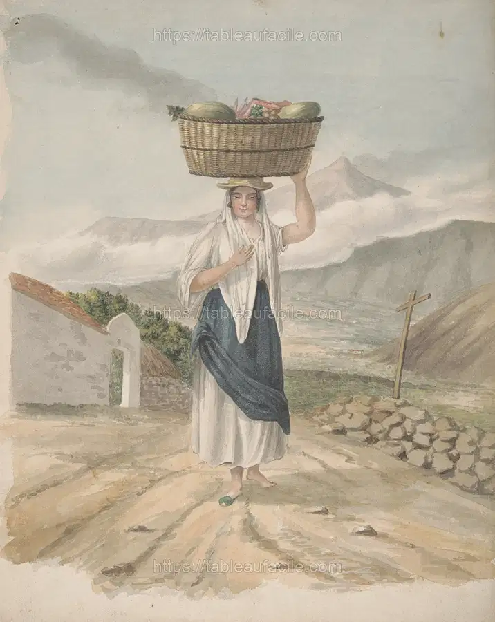 Female huckster of Port Orotava apercu