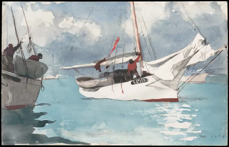 Fishing Boats, Key West by Winslow Homer apercu