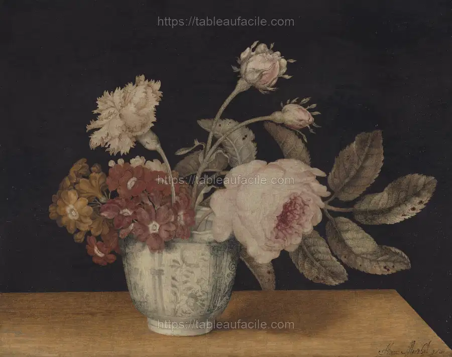 Flowers in a Delft Jar apercu