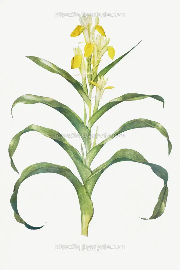 Iris Bucharica from The genus Iris by William Rickatson Dykes apercu