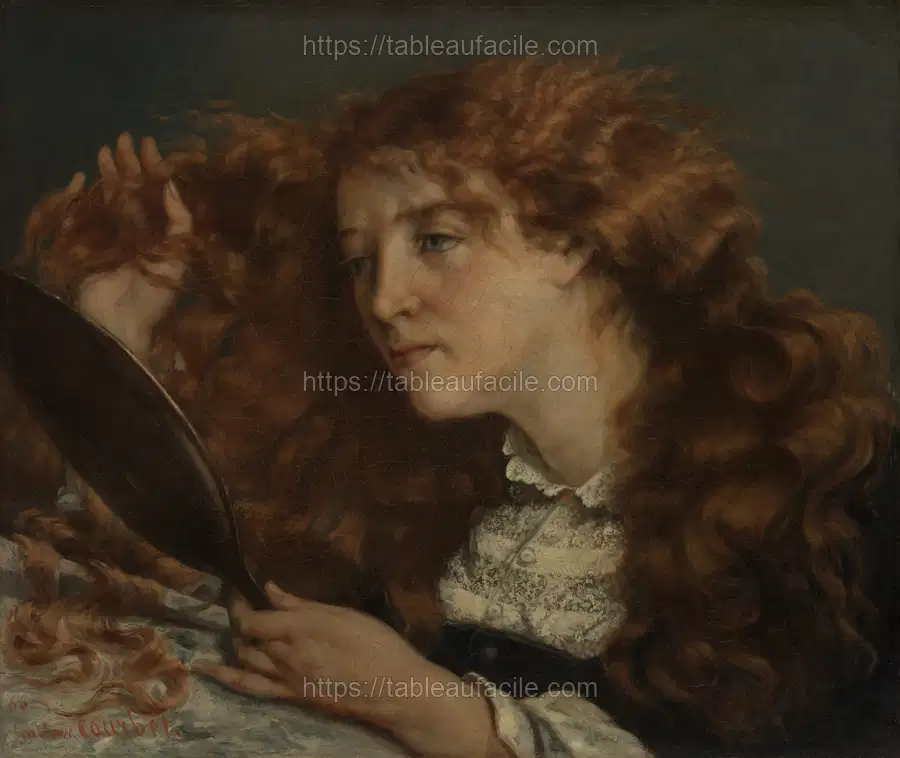 Jo, La Belle Irlandaise by Gustave Courbet apercu